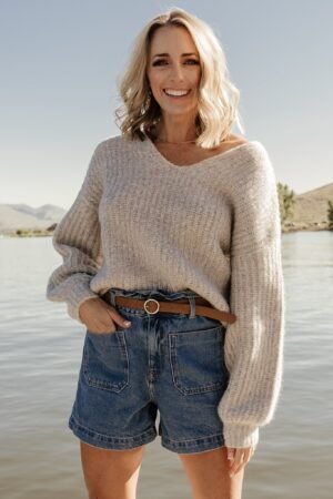 Bubble Sleeve Sweater | Multi