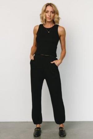 Tank + Jogger Set | Black