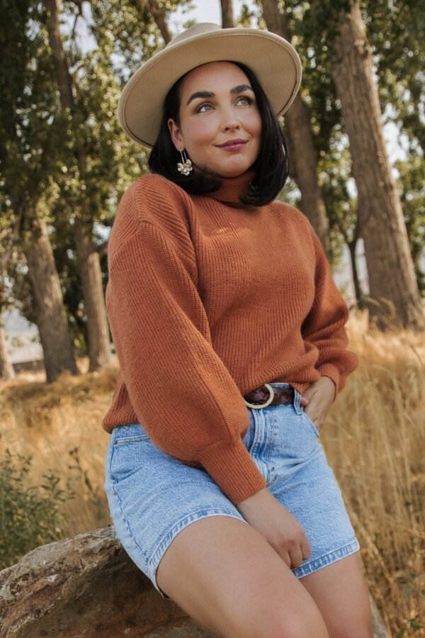Turtleneck Sweater | Spice - Image 5