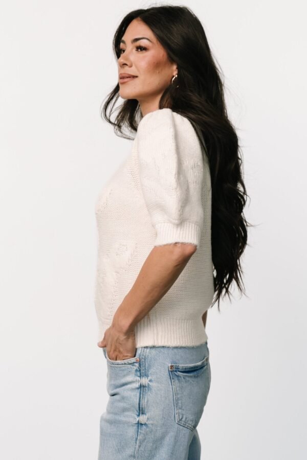 Sweater Top | Cream - Image 3